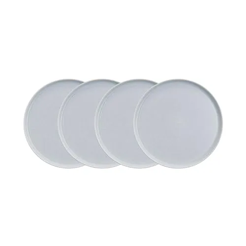 BUTLERS Teller Ø27cm 4er Teller Set CASA NOVA Steinzeug Geschirr | Speiseteller Dinnerteller Essteller Deko-Teller | Skandi-Design reaktive Glasur | Mikrowellen- & spülmaschinenfest