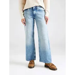 ONLY Weite Jeans ONLHope (1-tlg) Plain/ohne Details blau 32