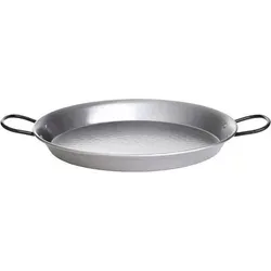 PAELLA WORLD Camping-Gasgrill Paella Pfanne Ø 60 cm – Stahl poliert - Die Paella-Pfanne von Paella World eignet sich perfekt für Grill und Feuer. Mit einem Durchmesser von 60 cm ist sie ideal für vielfältige Gerichte wie Paella und Risotto. Robust und hitzebeständig für optimalen Genuss.