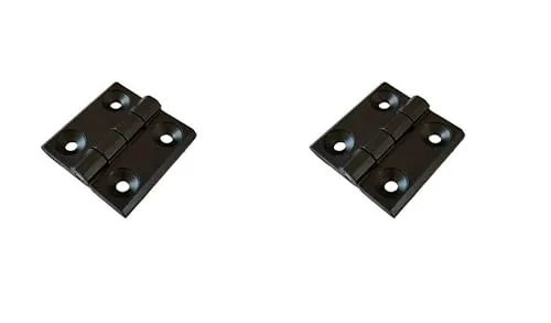 Metallscharnier 50x50mm Klappscharnier Scharnier schwarz Anschraubscharnier für Garten, Boot oder Maschinenbau. Diese Scharniere sind vielseitig einsetzbar 2 Stück