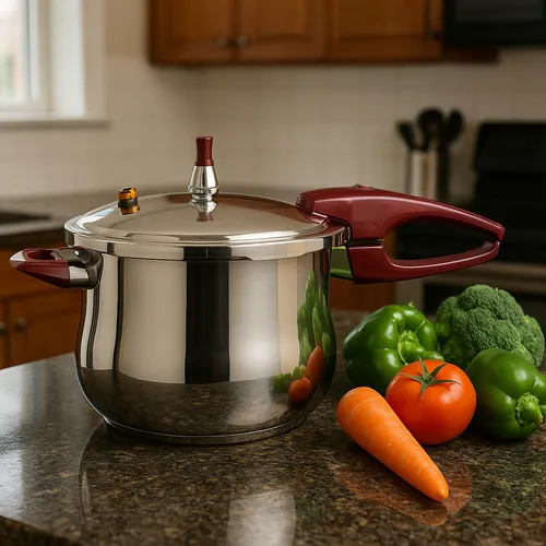 Schnellkochtopf 5 Liter Edelstahl