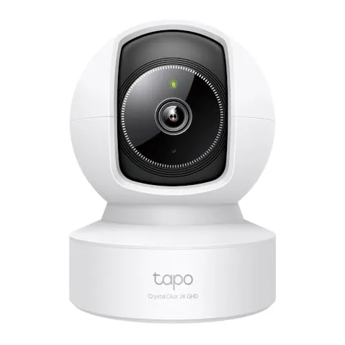 Tapo C222 360° WLAN Überwachungskamera - Überwachungskamera mit 2K 4MP Auflösung, 360° Sichtfeld und intelligenter Bewegungsverfolgung - ideal für Sicherheit zu Hause.