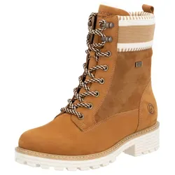 Remonte Schnürstiefeletten Damen 31383738333439 Braun 41 EU - Wanderschuhe mit flauschigem Schurwollfutter und wasserabweisender TEX-Membran für optimalen Schutz bei jedem Wetter. Bequeme Schnürstiefelette mit flexiblem Blockabsatz und modischem Design, ideal für Alltag und besondere Anlässe.