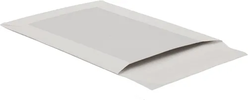 Papprückwandtaschen B4 ohne Fenster (100 Stück) Haftklebend 120 g/qm Weiß