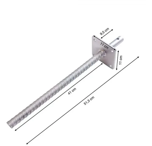 Pfostenträger zum Einbetonieren 11x11 cm von Dolle - Robuster Pfostenträger zum Einbetonieren für sichere Befestigung von Holzpfosten. Verzinkter Stahl schützt vor Witterungseinflüssen und sorgt für Langlebigkeit. Ideal für Zäune, Carports und Sichtschutz.