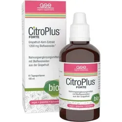 Citroplus 1200 Forte Bio Grapefruit Kern Extr.Liq. 100 ml - Vitalität mit 1200 mg Bioflavonoiden aus Grapefruit, ideal zur Unterstützung des Stoffwechsels und vegan in pflanzlichem Bio-Glycerin.