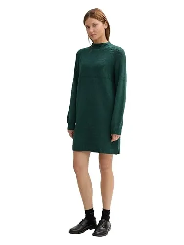 TOM TAILOR Denim Damen Kleid - Freizeitkleider für Damen, langärmlig mit optimaler Passform und hohem Tragekomfort für jeden Anlass.