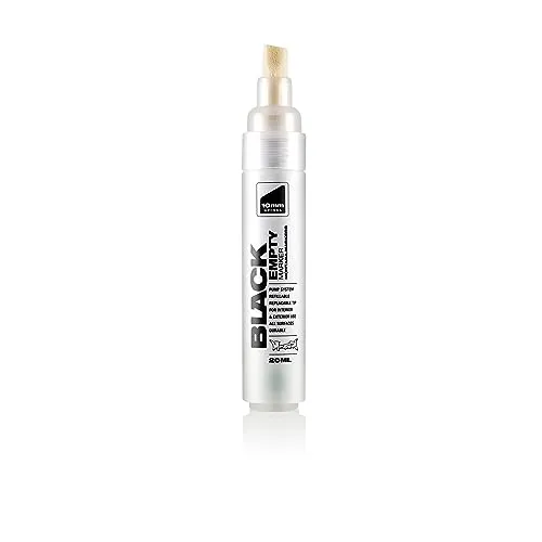 Produktbild Montana Schwarzer leerer Marker, 10 mm, Meißel (044260), Weiß