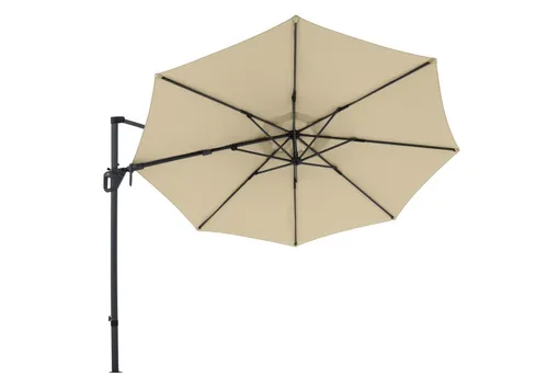 doppler® Sonnenschirm LIFE Pendelschirm Ø 310 cm - Der doppler LIFE Pendelschirm bietet mit Ø 310 cm optimalen Schatten für Ihre Terrasse. Dank der benutzerfreundlichen Kurbelmechanik und stabilen Aluminiumkonstruktion ist er ideal für den Einsatz im Freien.