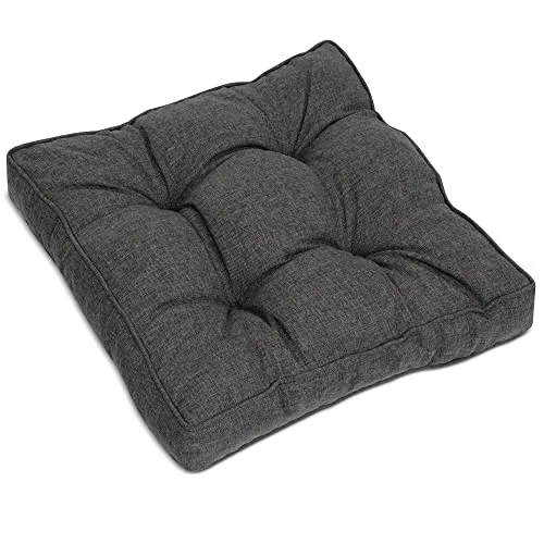 Beautissu Outdoor Loungekissen 70x70cm – Bequemes Polster für Gartenmöbel - Stuhlkissen aus 100% Polypropylen, schmutz- und wasserabweisend, ideal für Garten- und Rattanmöbel mit hohem Sitzkomfort und stylischem Design.