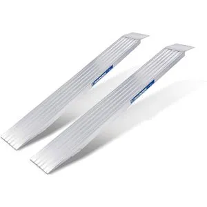 MAUDERER SuperLeicht-Schiene AO (2 Stück, 2500 mm) - Transportgeräte & Rampen - Ideal für das Verladen von leichten Geräten und Fahrzeugen, rutschfest und aus hochfestem Aluminium für optimales Tragkraft-Eigengewicht-Verhältnis.