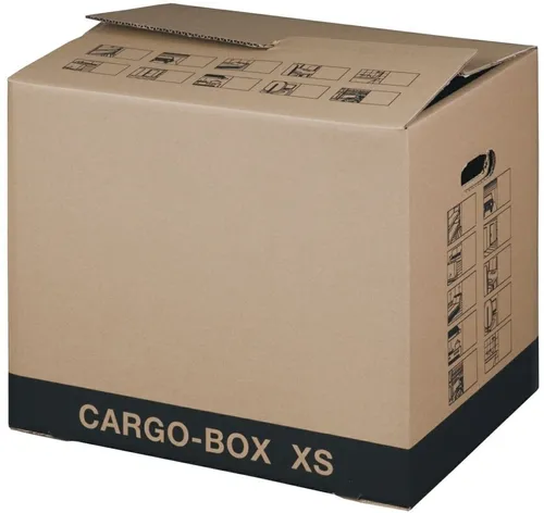 Smartbox Pro Versandkarton Umzugskarton Cargo-Box XS 455x380x345mm braun (10 Stück)