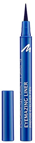 Manhattan Eyemazing Liner, Blauer Filz-Eyeliner für Idealenes Auftragen, Farbe Blueless 77L, 1 x 1,2ml