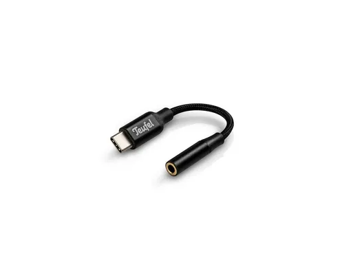 Teufel USB-C auf Kopfhöreranschluss Adapter Audio-Kabel, (11 cm)