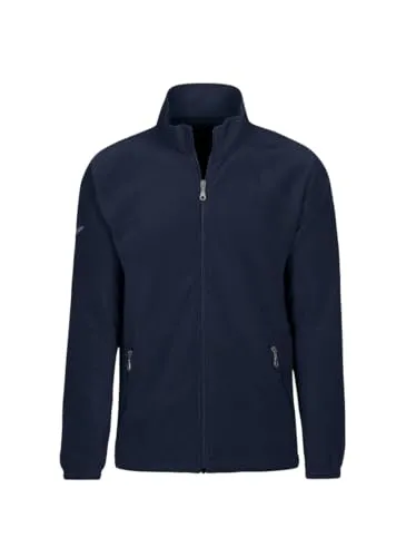 TRIGEMA Fleecejacke, Damen, Größe M, navy - Sportliche Funktionsjacke aus 100% Polyester, ideal für Freizeit und Wandern. Hoher Tragekomfort mit Reißverschlusstaschen und Gummizug am Saum für perfekten Sitz. Made in Germany mit dem Nachhaltigkeitssiegel Grüner Knopf.