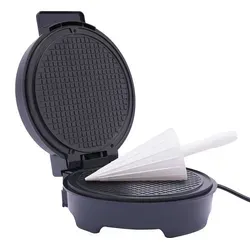 Waffeleisen Waffel Hörncheneisen Eiswaffel Hörnchenbäcker Waffelautomat Waffelhörnchen 1200W