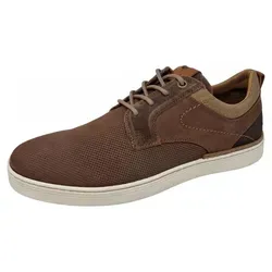 Bullboxer Herrenschuhe Schnürschuhe Braun Freizeit - Schnürer in sportlichem Design aus hochwertigem Leder, ideal für den Alltag und Freizeitaktivitäten, in Größe 42 EU erhältlich.