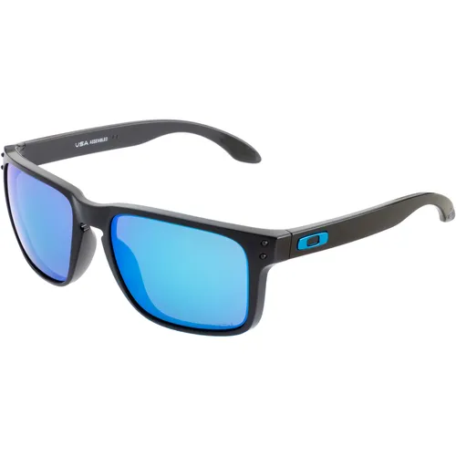 Oakley Holbrook XL Polished Black / Prizm Sapphire - Sportbrille für große Gesichter mit langlebigem O MATTER-Rahmen, optimalem UV-Schutz und präziser optischer Ausrichtung für besten Tragekomfort.