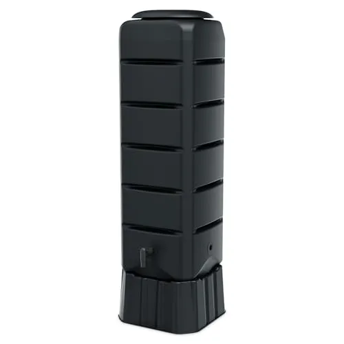 Regen Tonne eckig anthrazit 120 L