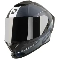 Bogotto Motorradhelm Phantom Combo Carbon Helm XXL - Integralhelm mit Notfallsystem-Polsterung (EQRS) und integriertem Sonnenvisier, ideal für Sicherheit und Komfort beim Motorradfahren.