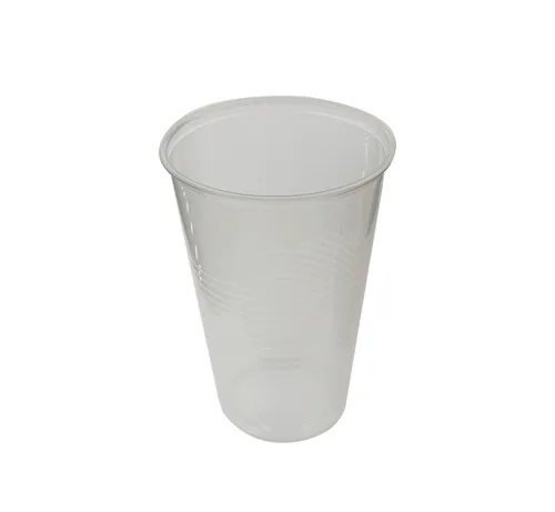 Pro-Pac 100 Stück Trinkbecher, Plastikbecher PP, transparent, 300ml
