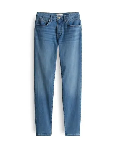 OPUS PANTS Damen Skinny | ENJA Ease Skinny Jeans mit Powerstretch Low Rise Light Sky Blue, 34 L28