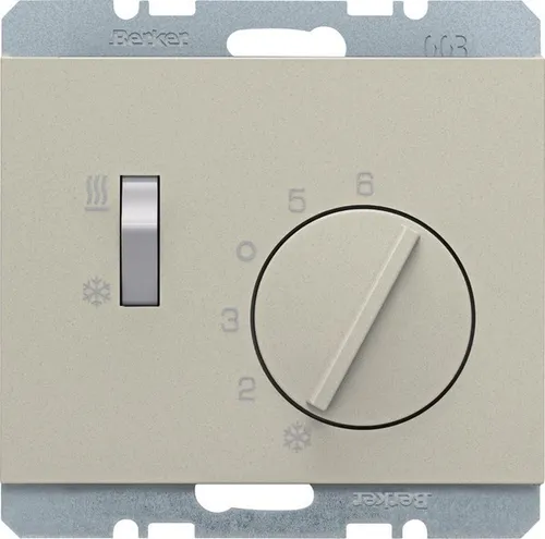 Berker 20297104 Temperaturregler für Heizen/Kühlen von Berker Raumtemperaturregler Raumtemperaturregler