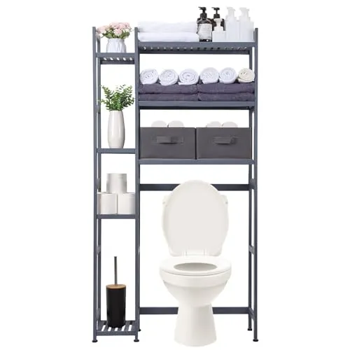Yorbay Toilettenregal mit 2 Körben