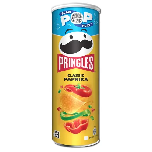 Pringles Paprika, Chips, 185g Dose 14,49€/1kg
