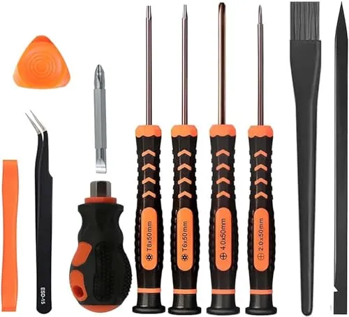 PS5 PS4 PS3 PS3 UYXiNONE T6 T8 Kreuzschlitzschraubendreher 2.0/4.0 Kreuzschlitzschraubendreher für Xbox-One-X-Serie, X-Serie und auch für SONY Playstation 4 Main, Reparatur und Staubentfernung