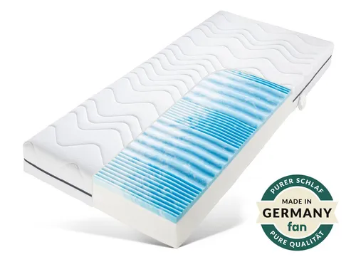 Taschenfederkernmatratze Tulani 100x200 cm - Matratze mit 530 Federn, ideal für alle Schlafpositionen, bietet optimale Unterstützung durch Schulter-, Becken- und Lordose-Komfortzonen - perfekt für einen erholsamen Schlaf.