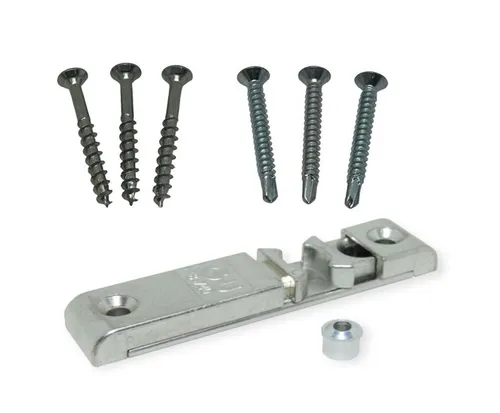 GU Türschnäpper 8-00740-01-0-1 8-740 Balkontürschnäpper mit Hülse und  Schrauben