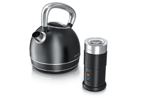 Arendo Frühstücks-Set (2-tlg) in schwarz von Arendo