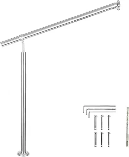 V2A Edelstahl Eingangsgeländer für Treppen Brüstung