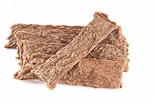 mascota vital - Trockenfleisch für Hunde – 100% natürlich & schonend getrocknet – Ohne Zusatzstoffe – Leicht verdaulich – Weicher Kausnack für Welpen, Senioren & Sensible Hunde (Schaf, 100g)