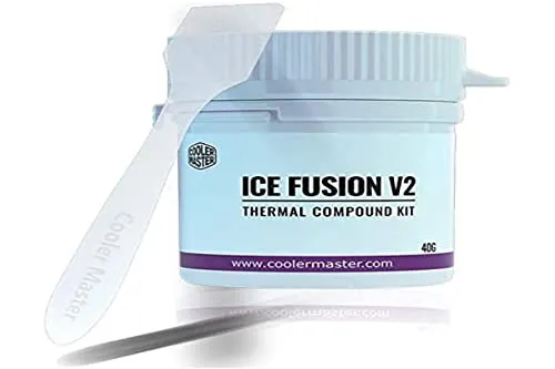 Cooler Master Ice Fusion V2 40 g Wärmeleitpaste - Wärmeleitpaste mit hoher Wärmeleitfähigkeit und exzellenter Haftung, ideal für optimale Kühlung von Prozessoren und Grafikkarten.