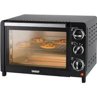 Unold Minibackofen Allround 68875 - 1200 Watt, 18 Liter, schwarz - Minibackofen mit 18 Litern, ideal für kleine Küchen. Mit 60-Minuten Timer und energiesparendem hitzeisoliertem Gehäuse.