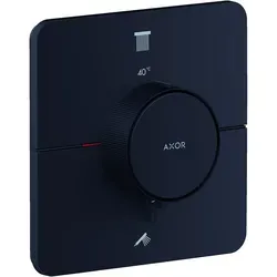 hansgrohe AXOR ShowerSelect ID Thermostat Unterputz, Mattschwarz - Elegante Badewannenarmatur mit 2 Verbrauchern, bietet präzise Temperaturregelung und modernes Design für Ihr Badezimmer.