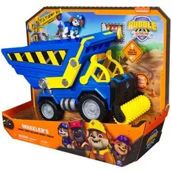 Rubble & Crew Deluxe Wheeler Dump Truck - Spielfigur für Kinder ab 3 Jahren, robuster Kipplaster mit realistischen Details für actionreiche Paw Patrol Abenteuer und kreatives Spielen.