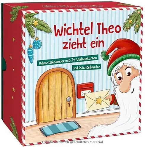 Wichtel Theo zieht ein: Adventskalender mit Vorlesekarten - Advents- & Weihnachtskalender mit 24 liebevollen Vorlesekarten und Wichtelbriefen für eine zauberhafte Vorweihnachtszeit.