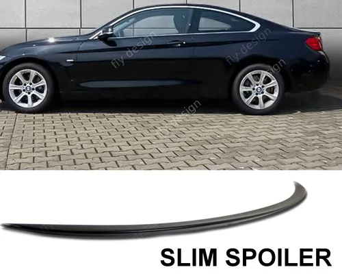 passend für BMW F30 F32, Heckspoilerlippe Sport Slim Spoiler Kofferraumlippe Uni