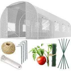 Gartentunnel 3 x 4,5 m Plonos – Optimal für Gemüseanbau von Plonos