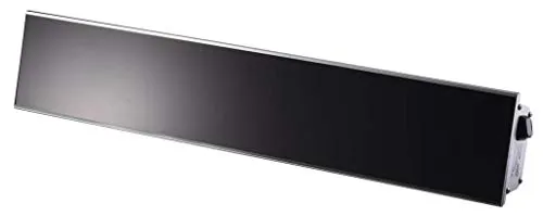 Burda Infrarotheizstrahler RELAX GLASS IRA IP65 2200 Watt - Heizstrahler, wetterfest und effizient für gemütliche Wärme im Innen- und Außenbereich