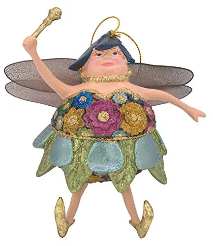 crafts & design Dicke Elfe, Fee, Deko Hänger, türkis, blau, 15 cm