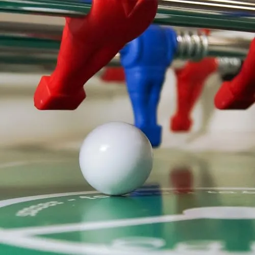 Kickerball Bandito Universal weiß, glatt und schnell 33mm, 20g, für alle Kickertische/Tischfußball geeignet - Set mit 5 STK. oder 10 STK. (5er Set)