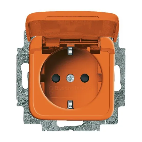 Steckdosen Orange von Busch-Jaeger