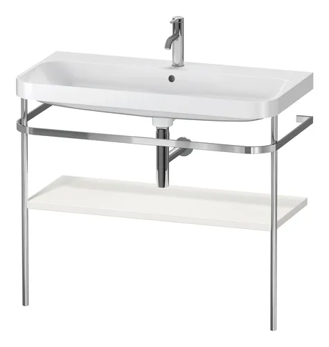 Duravit Happy D.2 Plus C-Shaped Set mit Metallkonsole von Duravit