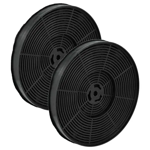 vhbw 2x Aktivkohlefilter kompatibel mit PKM 9031XW, 9039XW, 9031S, 9031X, S9039X, Duana, Ducia, UBH300IX Dunstabzugshaube - 17,5 cm