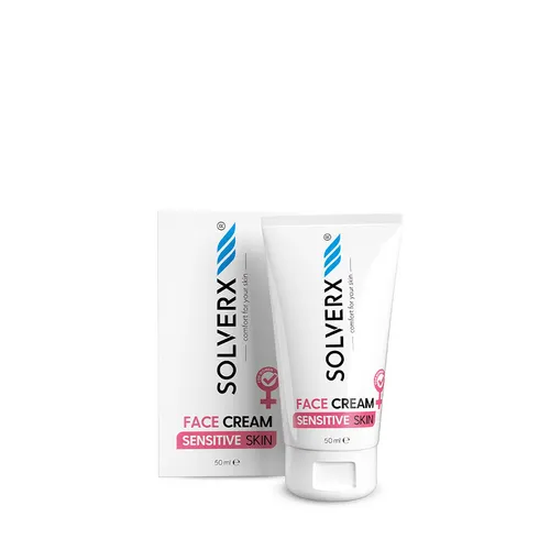 Solverx Gesichtscreme für Frauen, empfindliche Haut, 50ml