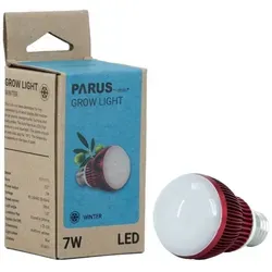 Parus by Venso GrowLight Winter E27 LED Pflanzenlampe 7W - Energiesparlampe für die Kaltüberwinterung von Pflanzen, ideal für mediterrane Balkon- und Terrassenpflanzen mit niedrigem Stromverbrauch und einfacher E27 Fassung.